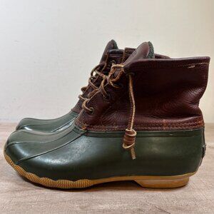Sperry Top Sider Brown Leather Duck Boots